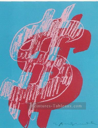 Signe du dollar Andy Warhol Peintures à l'huile